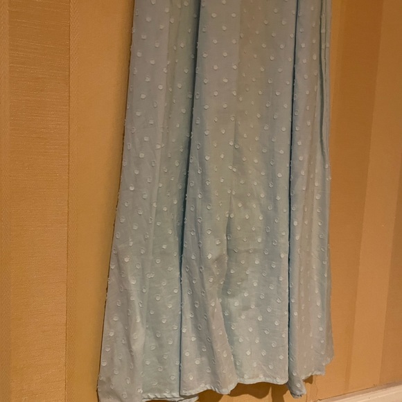 Light Blue Vintage Style Maxi Dress - Picture 9 of 9